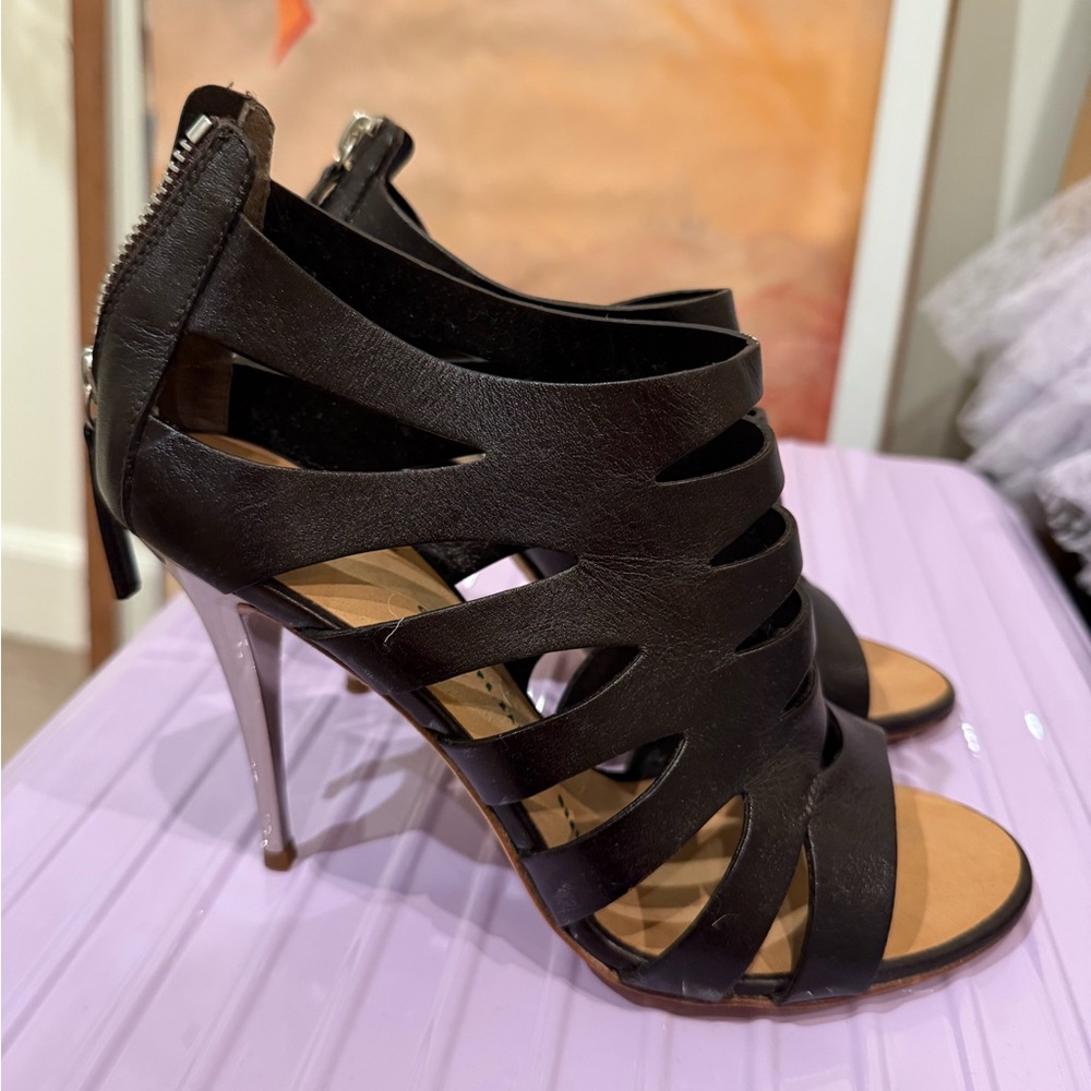 Giuseppe Zanotti Black Cutout Heels